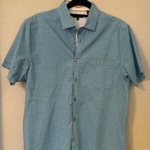 Ted Baker men's teal button down shirt
